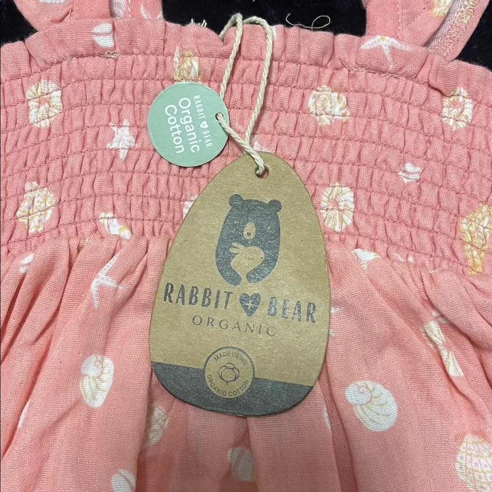 Pink Baby Dress Set with Hat and Bloomers size 12 m